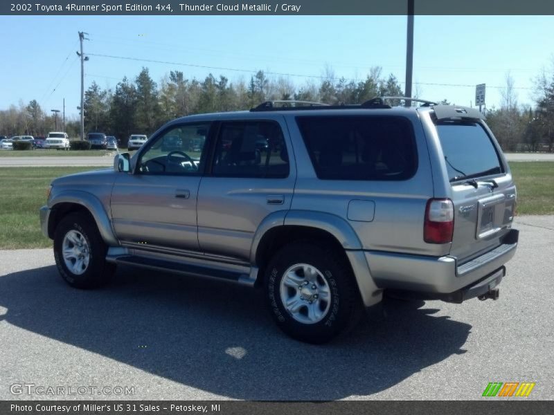 Thunder Cloud Metallic / Gray 2002 Toyota 4Runner Sport Edition 4x4