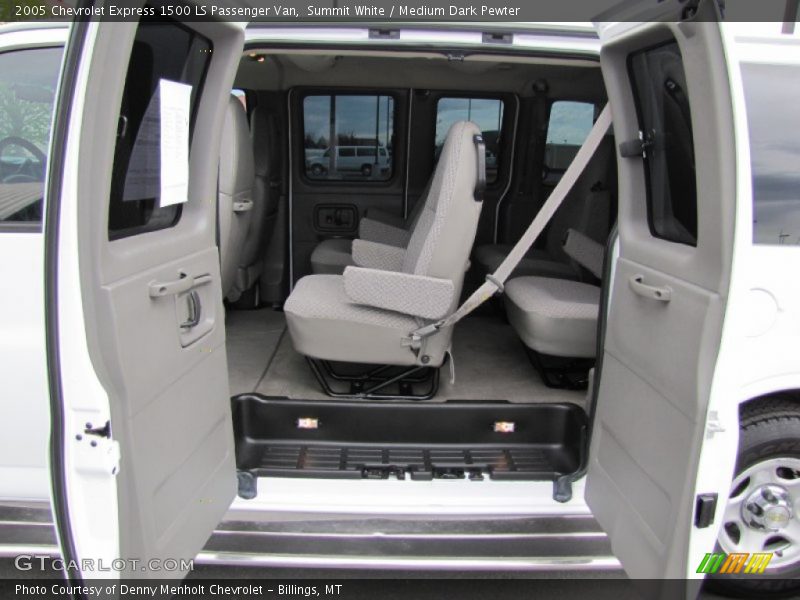 Summit White / Medium Dark Pewter 2005 Chevrolet Express 1500 LS Passenger Van