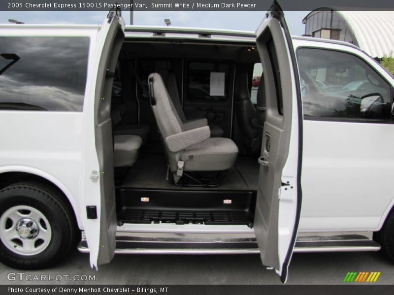 Summit White / Medium Dark Pewter 2005 Chevrolet Express 1500 LS Passenger Van