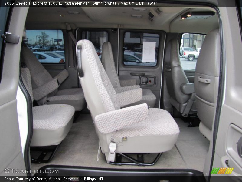 Summit White / Medium Dark Pewter 2005 Chevrolet Express 1500 LS Passenger Van