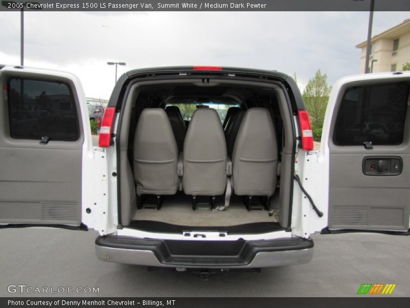 Summit White / Medium Dark Pewter 2005 Chevrolet Express 1500 LS Passenger Van