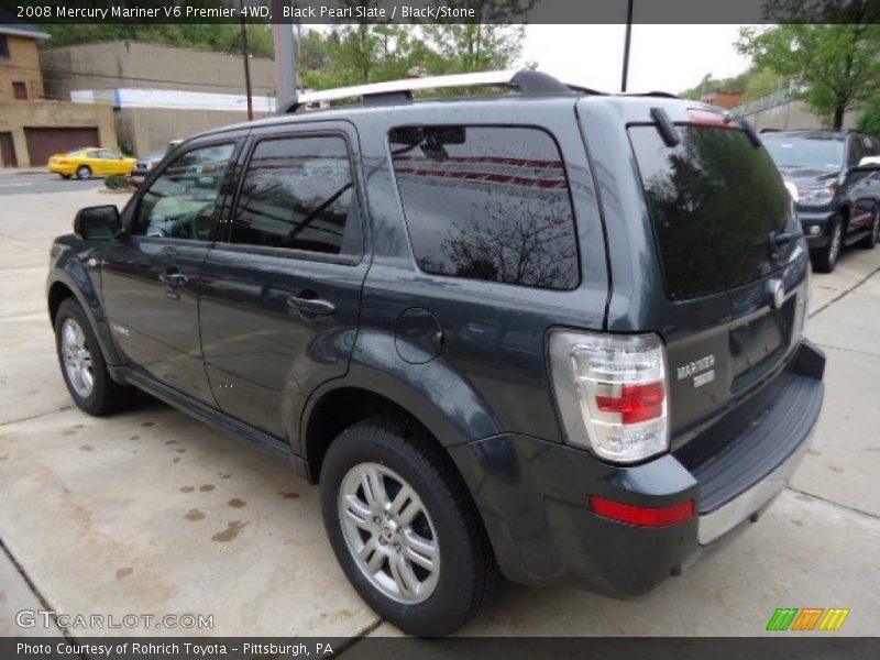 Black Pearl Slate / Black/Stone 2008 Mercury Mariner V6 Premier 4WD