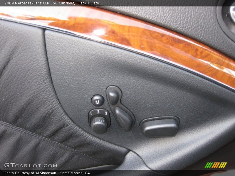 Black / Black 2009 Mercedes-Benz CLK 350 Cabriolet