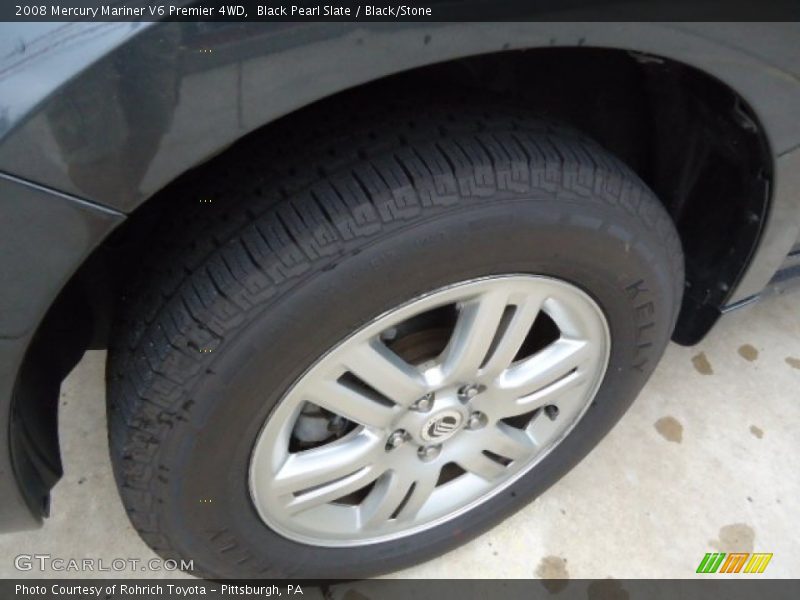 Black Pearl Slate / Black/Stone 2008 Mercury Mariner V6 Premier 4WD