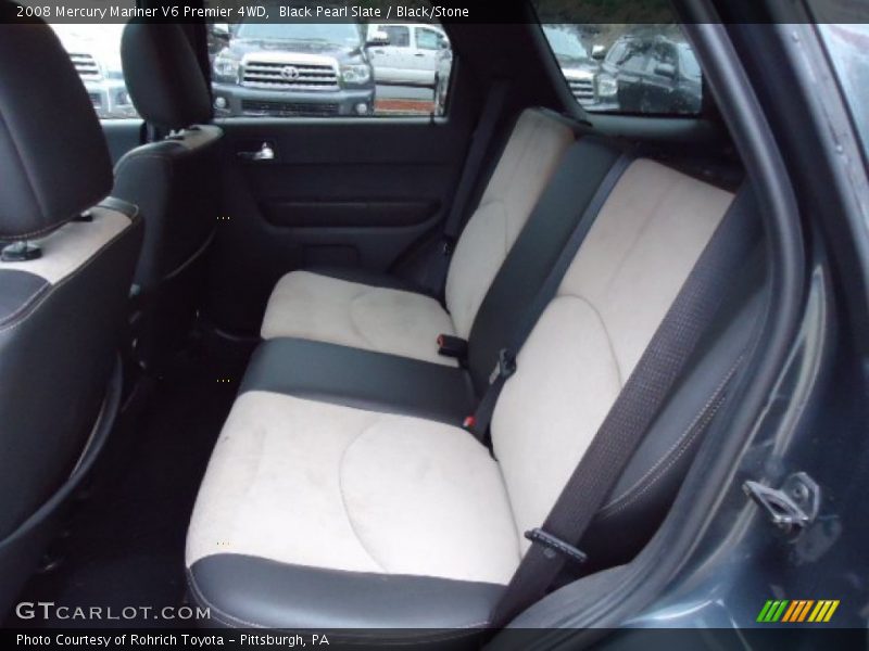 Black Pearl Slate / Black/Stone 2008 Mercury Mariner V6 Premier 4WD