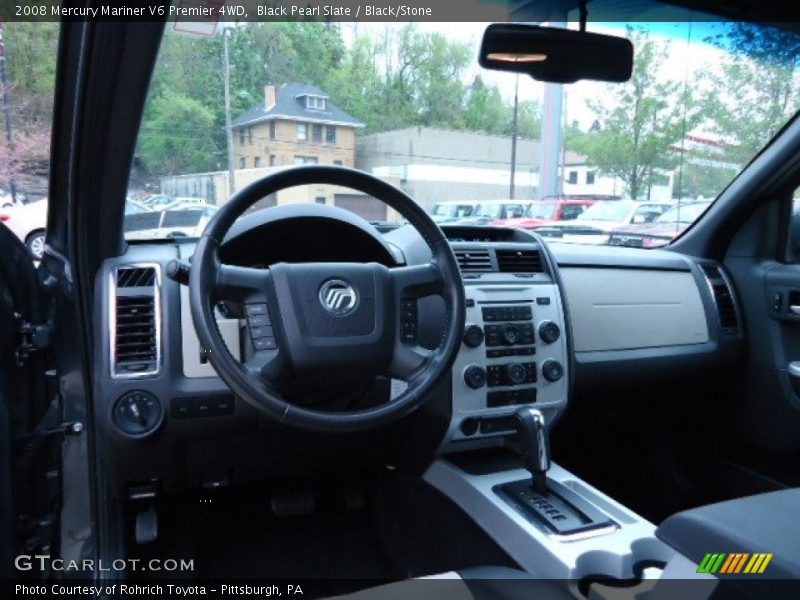 Black Pearl Slate / Black/Stone 2008 Mercury Mariner V6 Premier 4WD