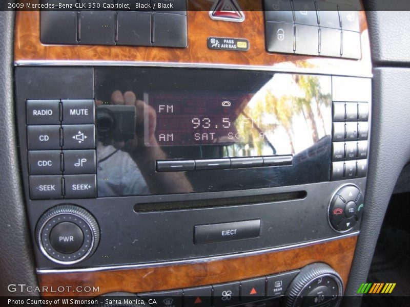Black / Black 2009 Mercedes-Benz CLK 350 Cabriolet