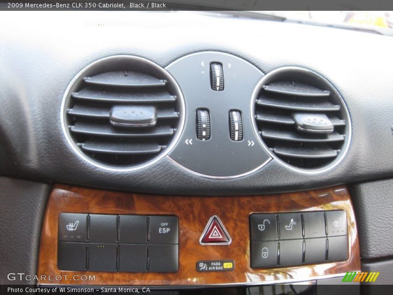 Black / Black 2009 Mercedes-Benz CLK 350 Cabriolet