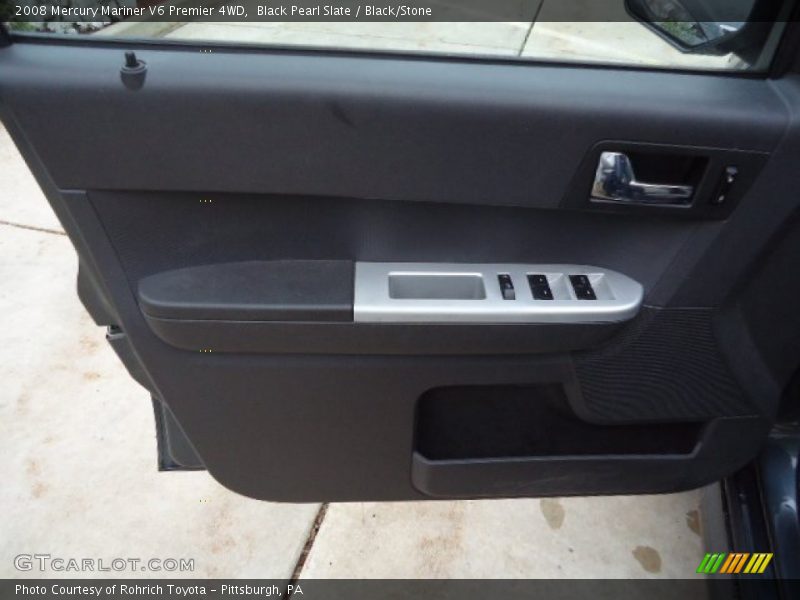 Black Pearl Slate / Black/Stone 2008 Mercury Mariner V6 Premier 4WD