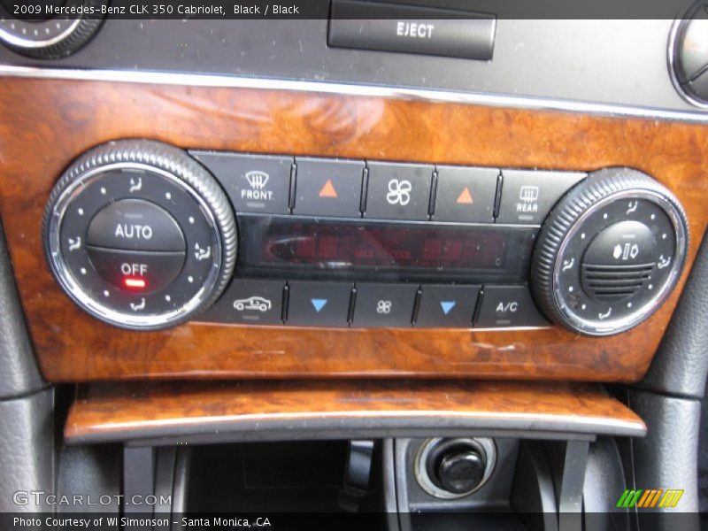 Black / Black 2009 Mercedes-Benz CLK 350 Cabriolet