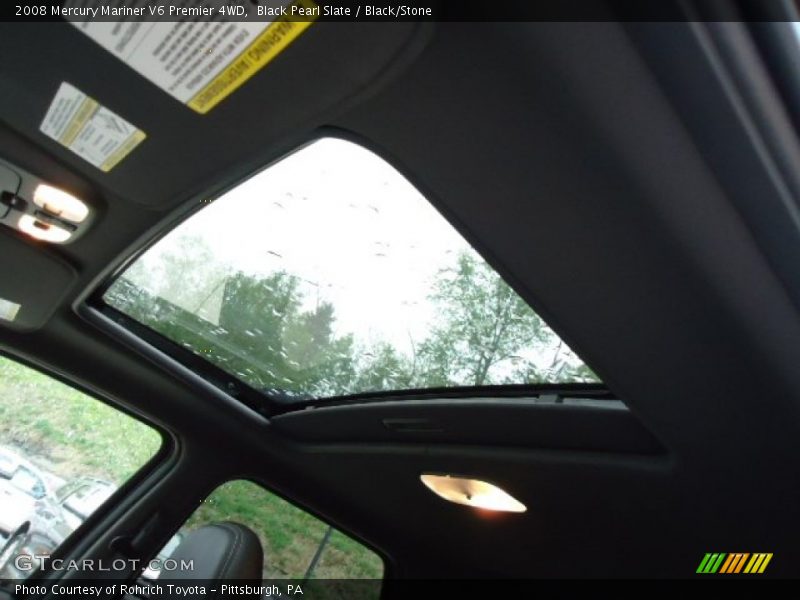 Black Pearl Slate / Black/Stone 2008 Mercury Mariner V6 Premier 4WD