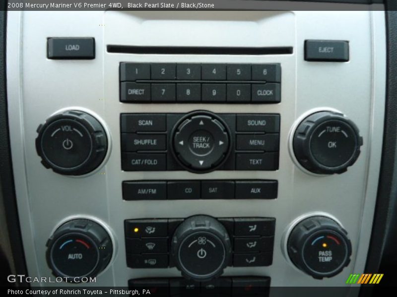 Black Pearl Slate / Black/Stone 2008 Mercury Mariner V6 Premier 4WD