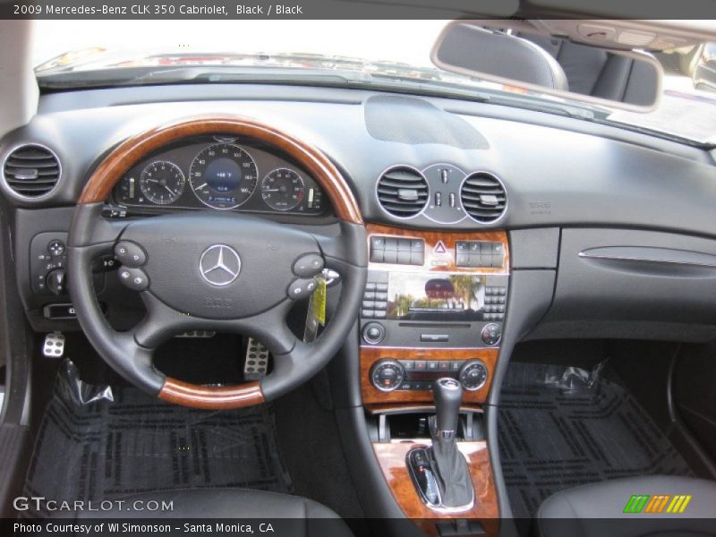 Black / Black 2009 Mercedes-Benz CLK 350 Cabriolet