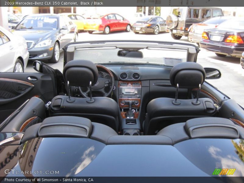 Black / Black 2009 Mercedes-Benz CLK 350 Cabriolet