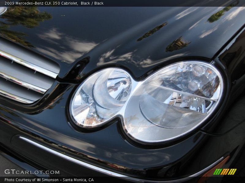 Black / Black 2009 Mercedes-Benz CLK 350 Cabriolet