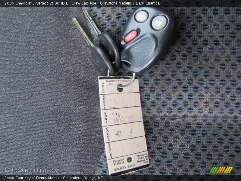 Graystone Metallic / Dark Charcoal 2006 Chevrolet Silverado 2500HD LT Crew Cab 4x4