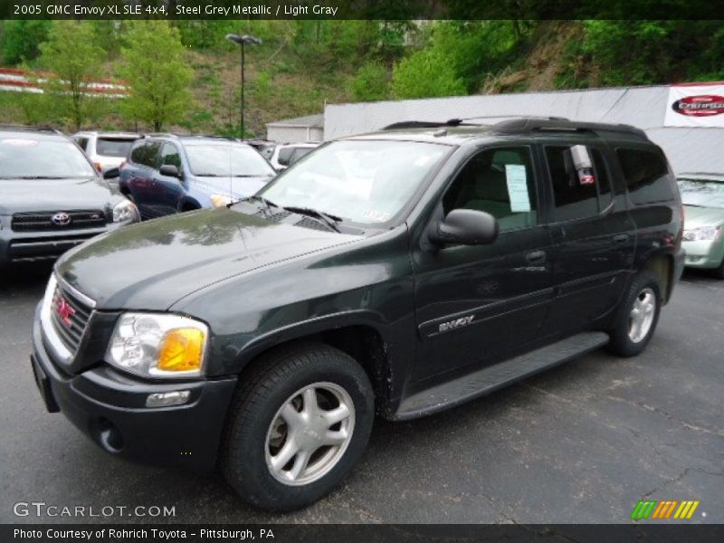 Steel Grey Metallic / Light Gray 2005 GMC Envoy XL SLE 4x4