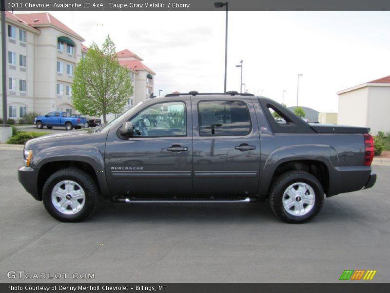 Taupe Gray Metallic / Ebony 2011 Chevrolet Avalanche LT 4x4