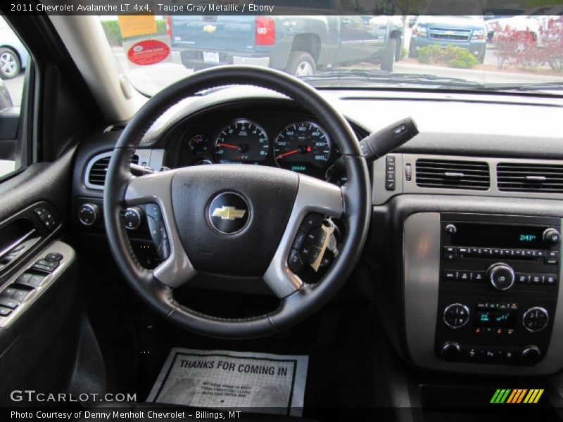 Taupe Gray Metallic / Ebony 2011 Chevrolet Avalanche LT 4x4