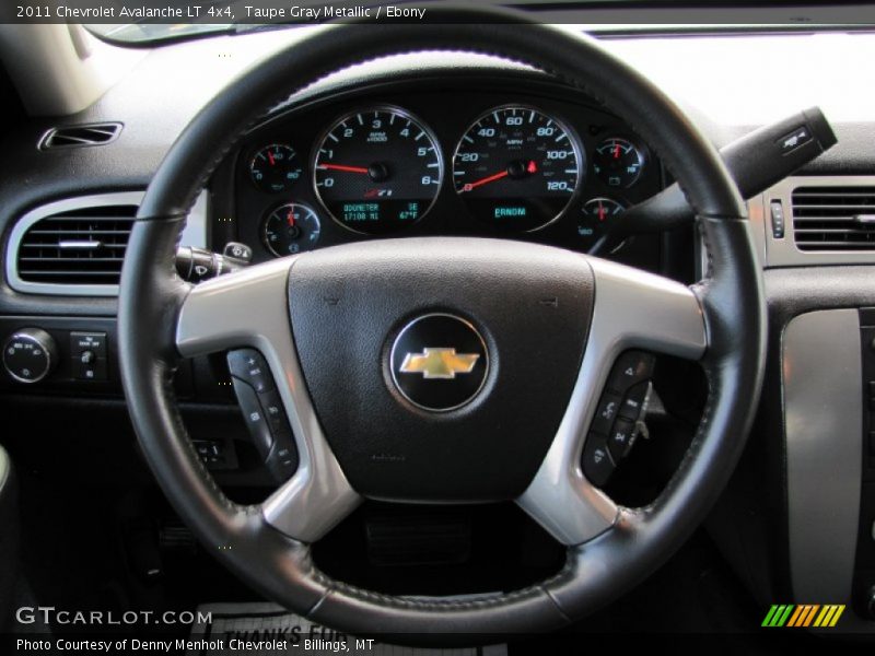 Taupe Gray Metallic / Ebony 2011 Chevrolet Avalanche LT 4x4