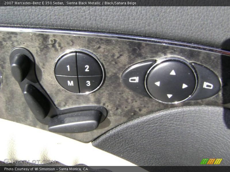 Sienna Black Metallic / Black/Sahara Beige 2007 Mercedes-Benz E 350 Sedan