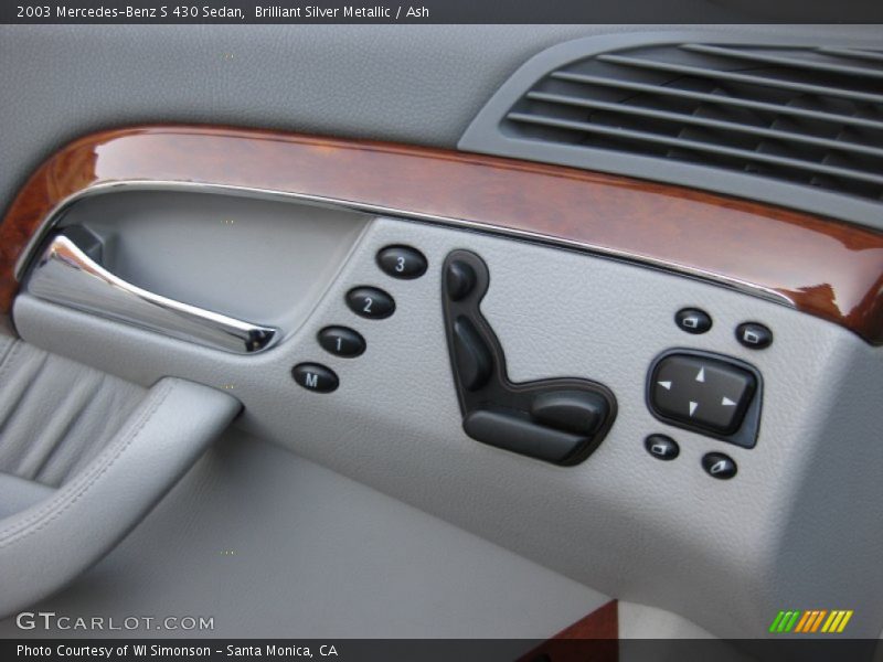 Brilliant Silver Metallic / Ash 2003 Mercedes-Benz S 430 Sedan