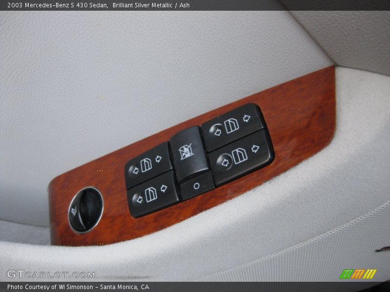 Brilliant Silver Metallic / Ash 2003 Mercedes-Benz S 430 Sedan