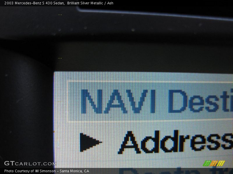 Brilliant Silver Metallic / Ash 2003 Mercedes-Benz S 430 Sedan