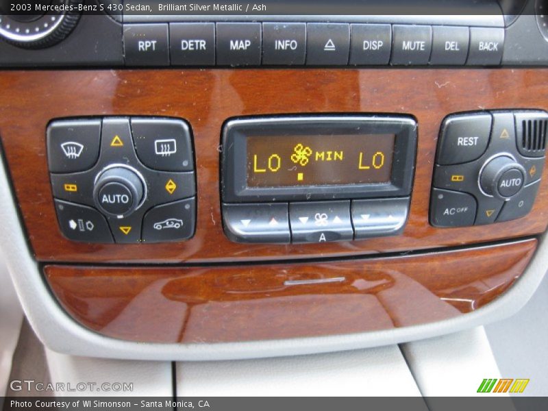 Brilliant Silver Metallic / Ash 2003 Mercedes-Benz S 430 Sedan