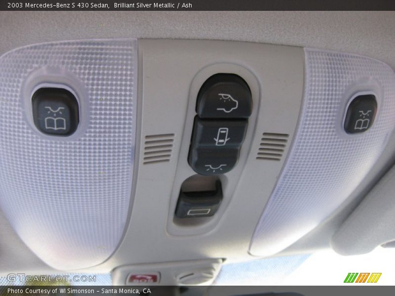 Brilliant Silver Metallic / Ash 2003 Mercedes-Benz S 430 Sedan
