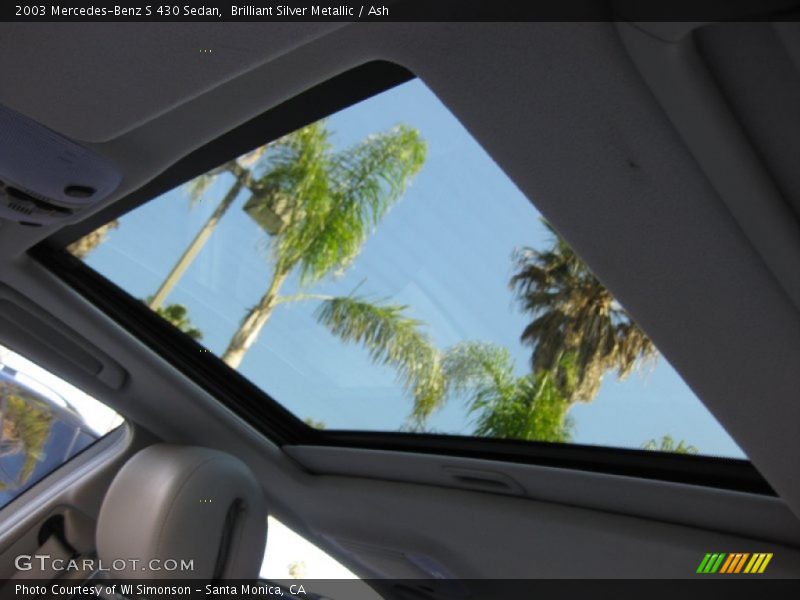 Brilliant Silver Metallic / Ash 2003 Mercedes-Benz S 430 Sedan
