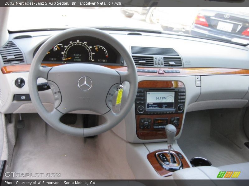 Brilliant Silver Metallic / Ash 2003 Mercedes-Benz S 430 Sedan
