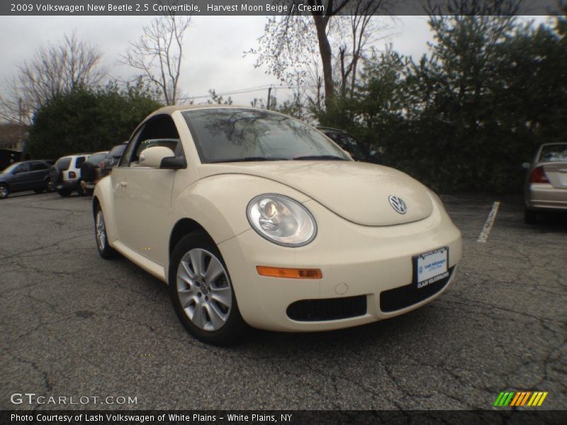 Harvest Moon Beige / Cream 2009 Volkswagen New Beetle 2.5 Convertible
