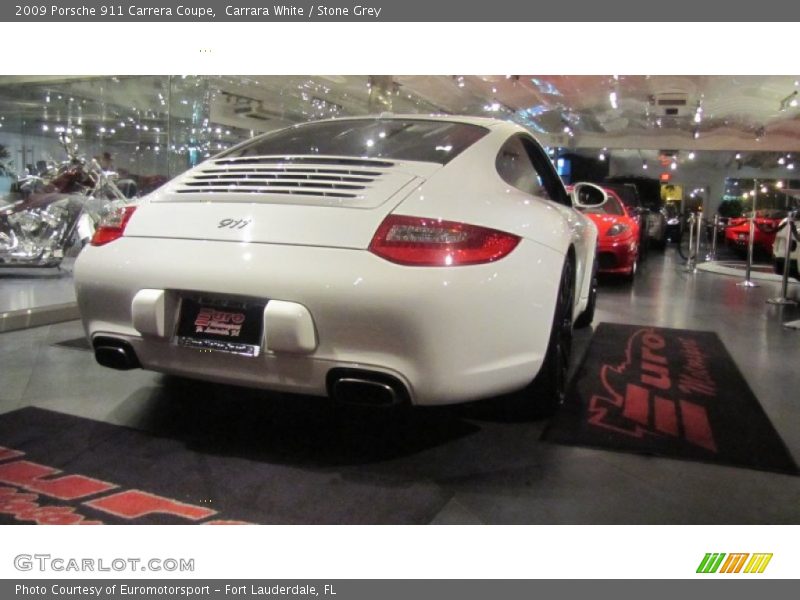 Carrara White / Stone Grey 2009 Porsche 911 Carrera Coupe