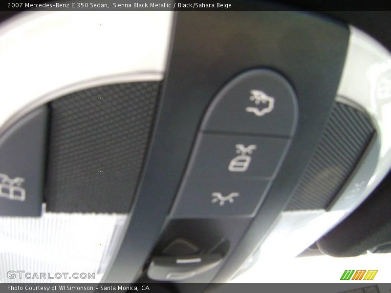 Sienna Black Metallic / Black/Sahara Beige 2007 Mercedes-Benz E 350 Sedan