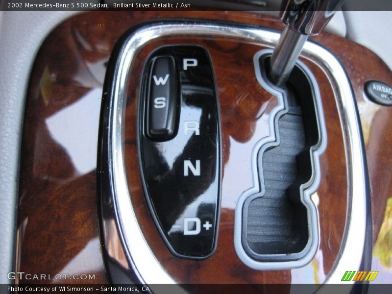 Brilliant Silver Metallic / Ash 2002 Mercedes-Benz S 500 Sedan