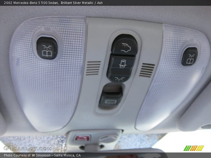 Brilliant Silver Metallic / Ash 2002 Mercedes-Benz S 500 Sedan