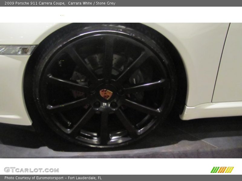 Carrara White / Stone Grey 2009 Porsche 911 Carrera Coupe