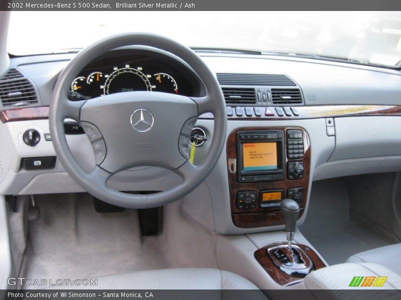 Brilliant Silver Metallic / Ash 2002 Mercedes-Benz S 500 Sedan