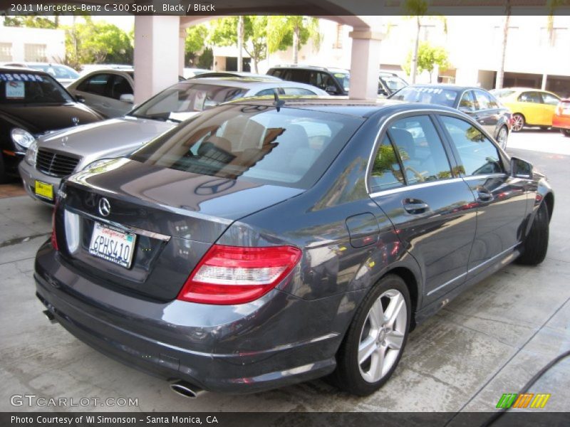 Black / Black 2011 Mercedes-Benz C 300 Sport