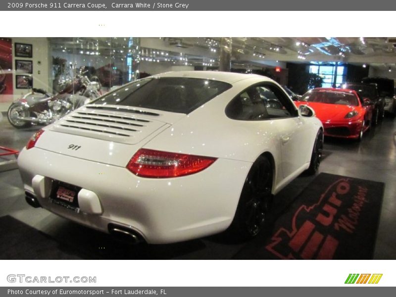 Carrara White / Stone Grey 2009 Porsche 911 Carrera Coupe