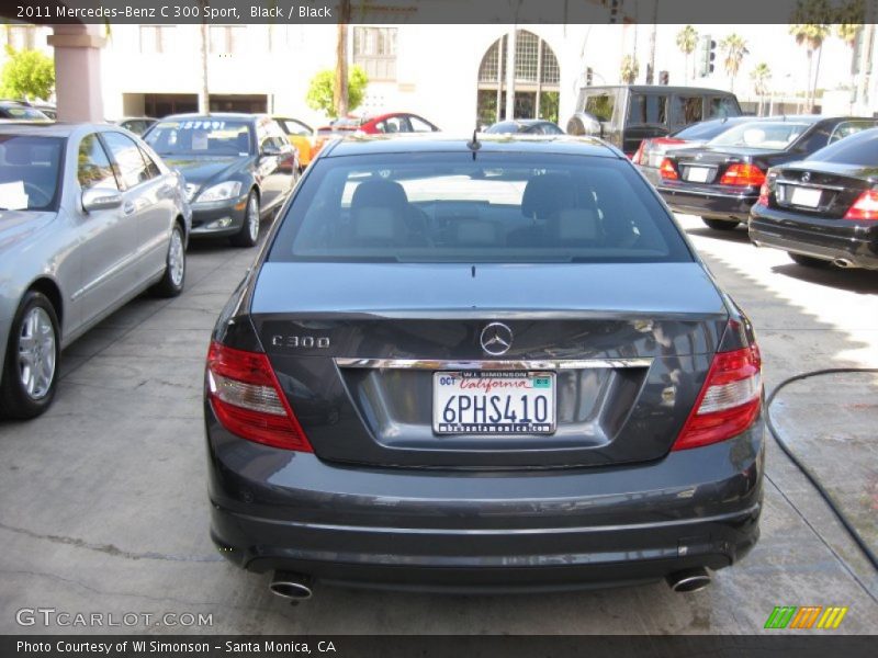 Black / Black 2011 Mercedes-Benz C 300 Sport