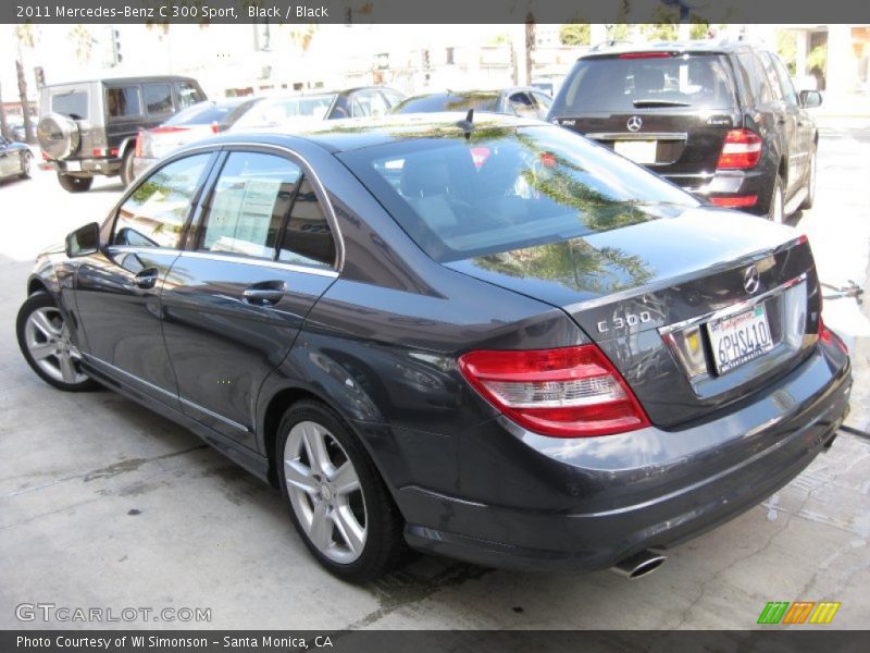 Black / Black 2011 Mercedes-Benz C 300 Sport