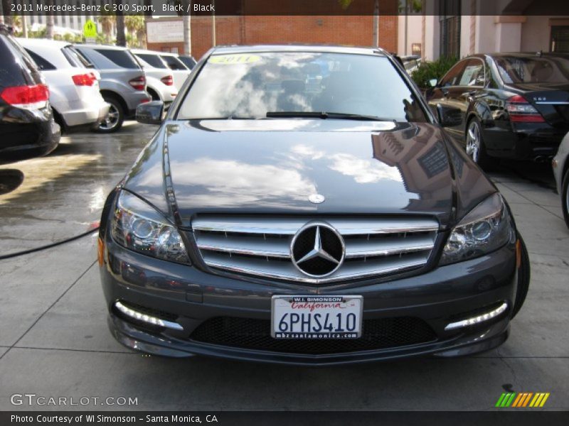 Black / Black 2011 Mercedes-Benz C 300 Sport