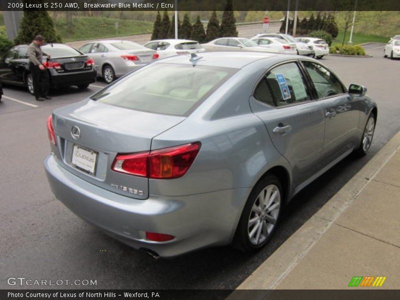 Breakwater Blue Metallic / Ecru 2009 Lexus IS 250 AWD