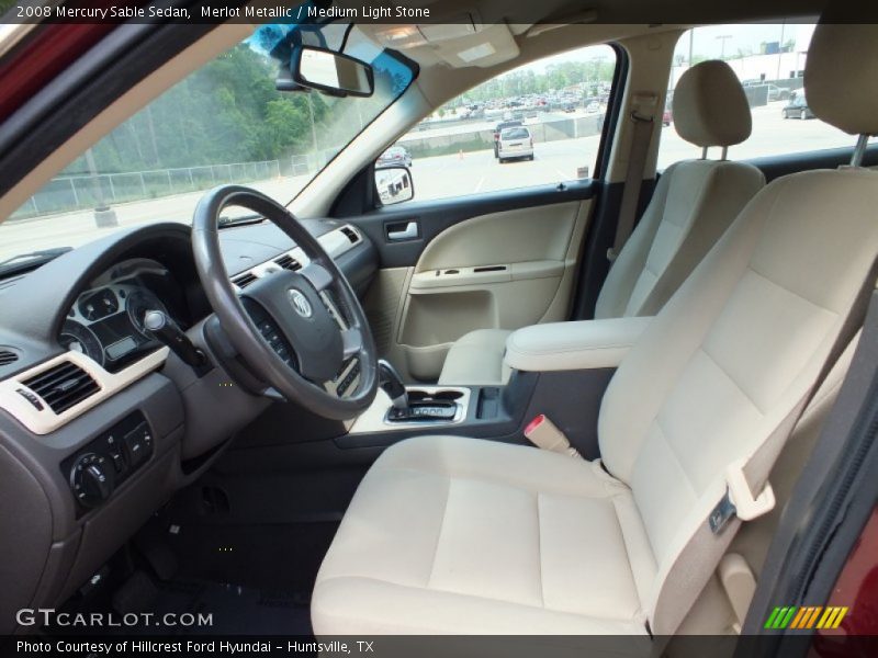  2008 Sable Sedan Medium Light Stone Interior