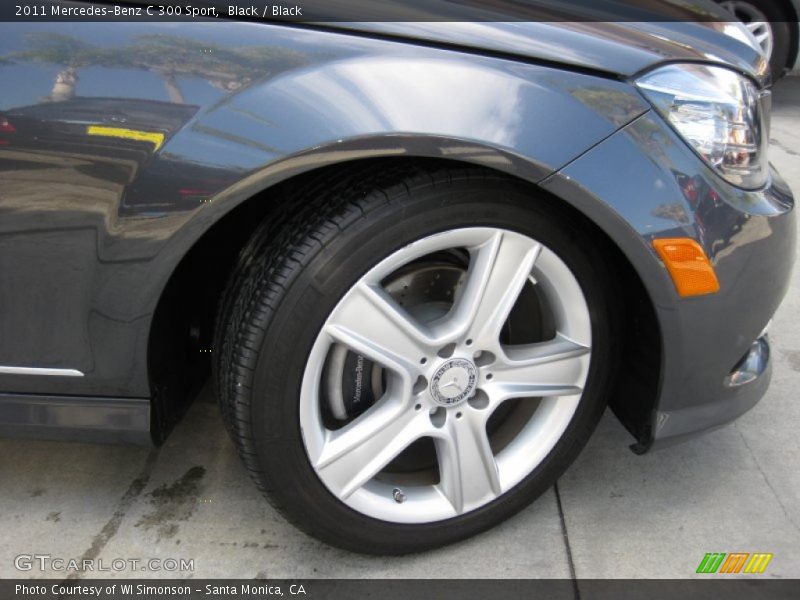 Black / Black 2011 Mercedes-Benz C 300 Sport