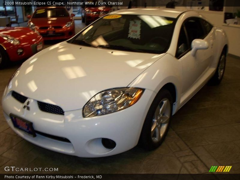 Northstar White / Dark Charcoal 2008 Mitsubishi Eclipse GS Coupe