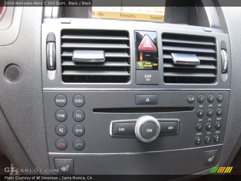Black / Black 2009 Mercedes-Benz C 300 Sport