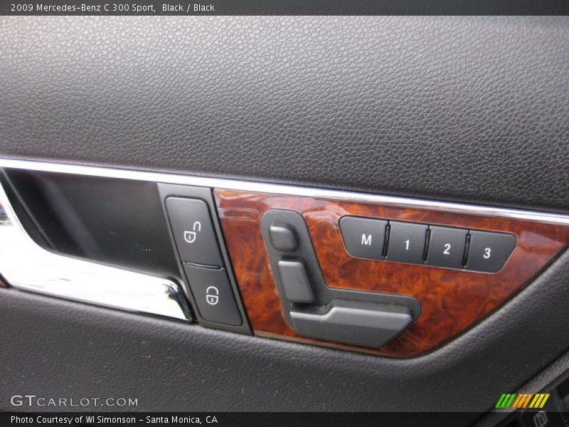 Black / Black 2009 Mercedes-Benz C 300 Sport